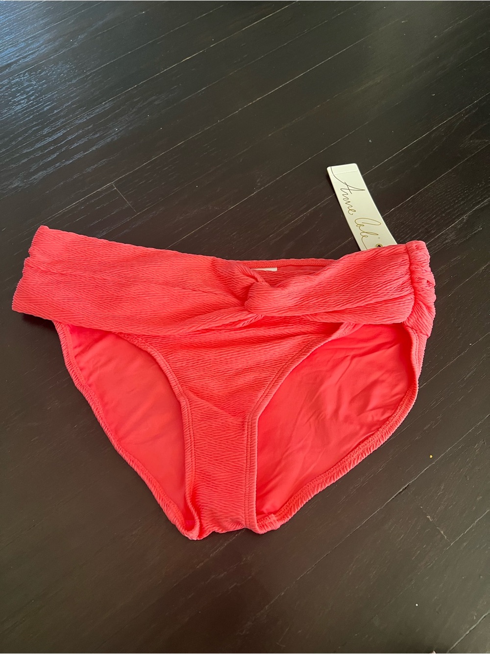 Anne Cole women’s Coral Fold-Over Bikini Bottoms